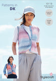 Stylecraft Chromatic D/K Ladies Waistcoat Knitting Pattern 10118