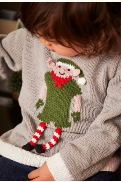 Sirdar Children’s Elf Jumper Knitting Pattern 2603