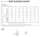 Hayfield Blossom Chunky Childs Hoodie Knitting Pattern 5566