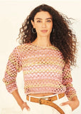 Stylecraft Colourburst DK Crochet Sweater & Tank Pattern 10134