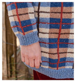 Sirdar Haworth Tweed D/K Tartan Cardigan Knitting Pattern 10691