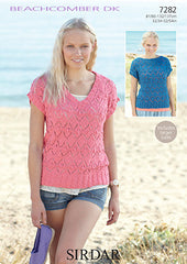 Sirdar Beachcomber d/k pattern Ladies size 32 - 54"