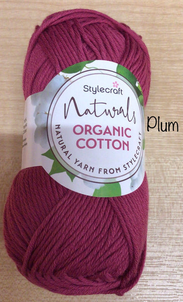 Stylecraft Natural Organic Cotton Double Knit Yarn