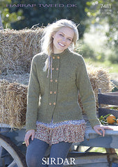 Sirdar Harrap Tweed D/K Ladies Pattern 7481