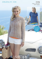 Sirdar Ladies Amalfi D/K Pattern 7779