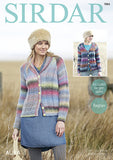 Sirdar Aura Ladies Cardigan Pattern 7885