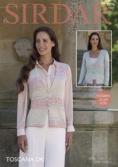 Sirdar Toscana Ladies Knitting Pattern 7976