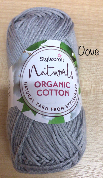 Stylecraft Natural Organic Cotton Double Knit Yarn