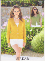 Ladies Double Knit Pattern 7084