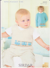 Birth to 7 years Snuggly Double Knit Pattern 4443