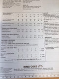 King Cole Calypso Double Knit Ladies Scoop Neck Sweaters Pattern 5040