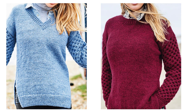 Stylecraft Highland Heathers Aran Ladies Sweater Knitting Pattern 9873