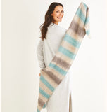 Sirdar Shawlie Knitted Wrap Pattern 10215