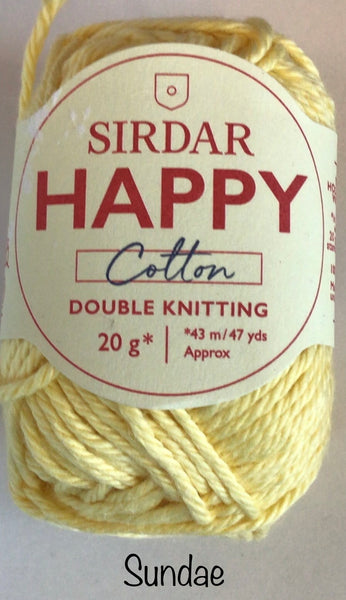 Sirdar Happy Cotton Double Knit Yarn