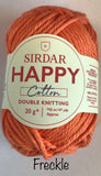 Sirdar Happy Cotton Double Knit Yarn