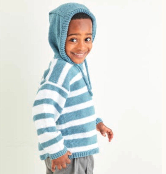 Sirdar Snuggly Cotton D/K Hoodie Knitting Pattern 2577 Size 3-7yrs