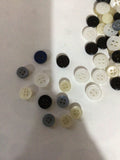 100g Pack of Mixed 4 Hole Shirt Buttons