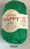 Sirdar Happy Cotton Double Knit Yarn