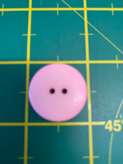 10 x 25cm Pale Pink Flat 2 Hole Buttons