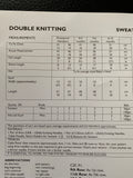 Baby Double Knitting Cable Sweater, Hat & Scarf Knitting Pattern UKHKA103