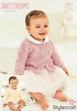 Stylecraft Sweet Dreams D/K Baby Cardigan Knitting Pattern 9897