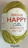 Sirdar Happy Cotton Double Knit Yarn