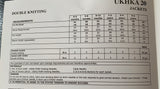 Baby Double Knit Cable Jacket Knitting Pattern UKHKA20