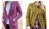 Stylecraft Highland Heathers Aran Ladies Cardigan Knitting Pattern 9871