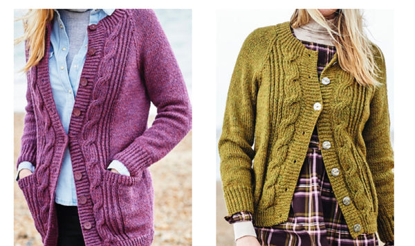 Stylecraft Highland Heathers Aran Ladies Cardigan Knitting Pattern 9871