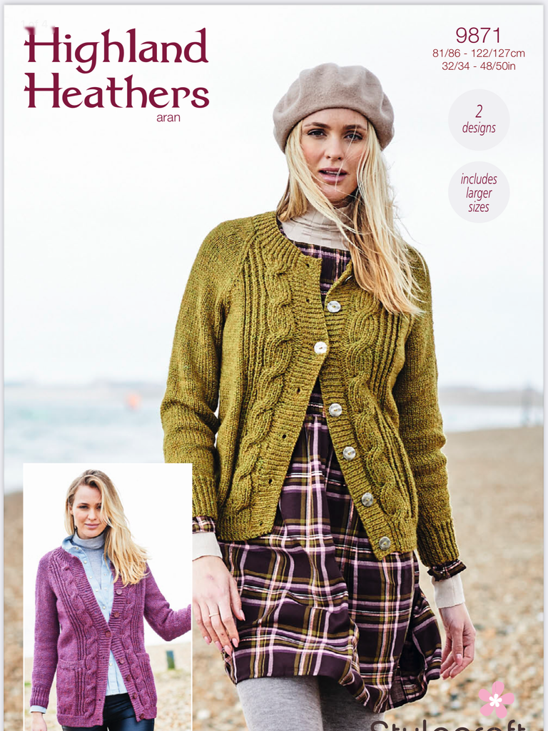 Aran cardigan knitting patterns best sale