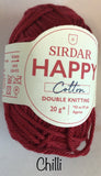 Sirdar Happy Cotton Double Knit Yarn