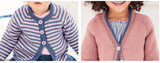 Stylecraft Bambino D/K Girls Cardigan Knitting Pattern 9602
