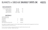 Sirdar Snuggly Spots D/K Crochet Blankets Pattern 4605