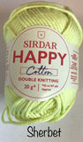 Sirdar Happy Cotton Double Knit Yarn