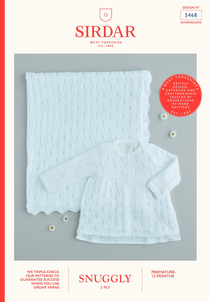 Sirdar knitting patterns for online baby shawls