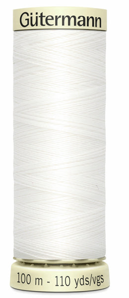 100m Gutermann Sew All Thread White