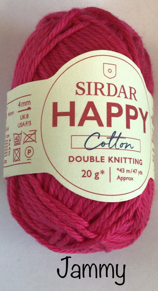 Sirdar Happy Cotton Double Knit Yarn