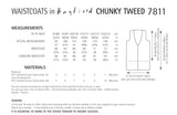 Hayfield Chunky Tweed Ladies Waistcoat Knitting Pattern 7811