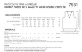 Sirdar Harrap Tweed D/K Tank Top and Waistcoat Knitting Pattern 7981