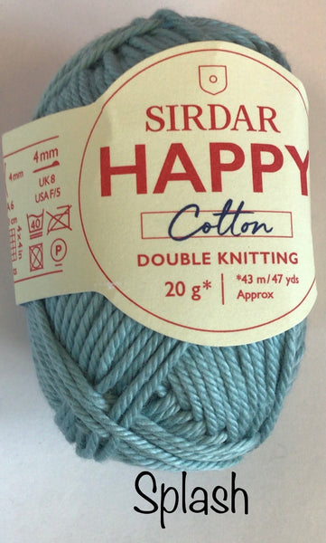 Sirdar Happy Cotton Double Knit Yarn