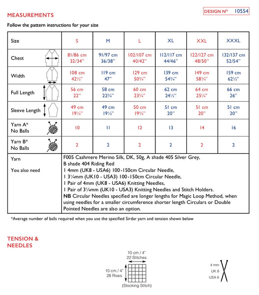 Sirdar D/K Ladies Round Neck Sweater Knitting Pattern 10554
