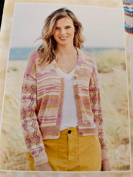 Stylecraft Regatta D/K Ladies V Neck Cardigan Pattern 9738