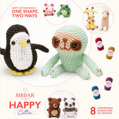 Sirdar Happy Cotton One Shape Two Ways (Book 2) Crochet Toys Pattern Book