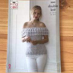 King Cole Calypso Double Knit Top Pattern 5043