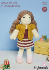 Stylecraft Jessie the Doll Crochet Toy Pattern 9667