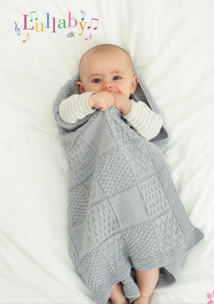 Stylecraft Baby Double Knit Blanket Knitting Pattern 8913