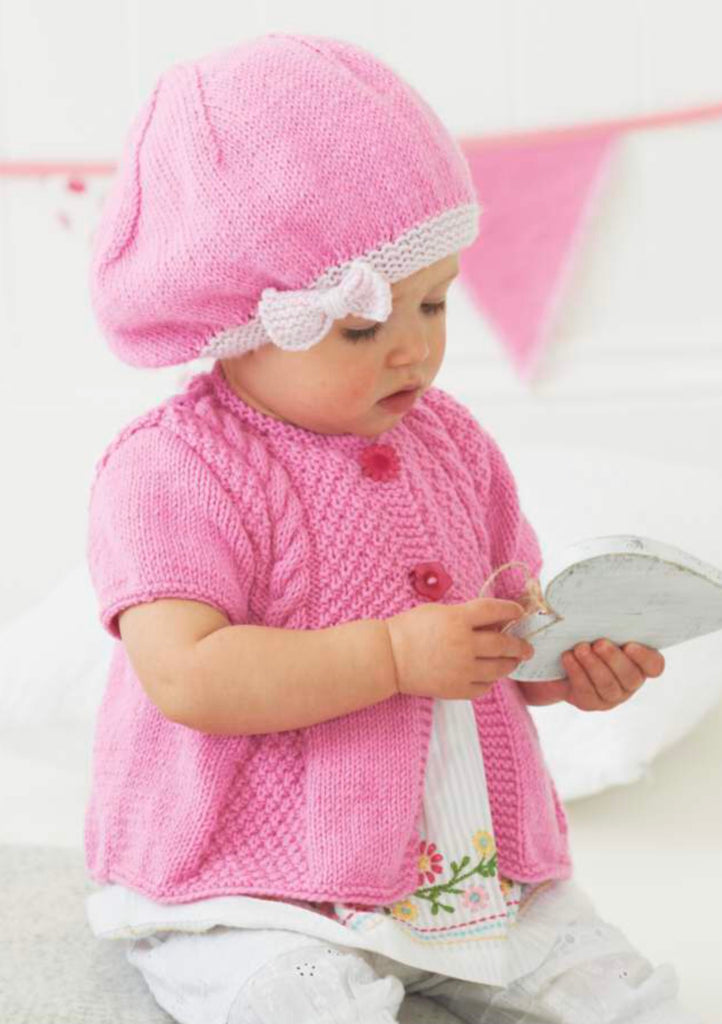 Stylecraft Wondersoft D/K Cable Jacket and Beret Knitting Pattern 8917 ...