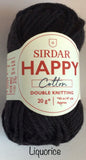 Sirdar Happy Cotton Double Knit Yarn