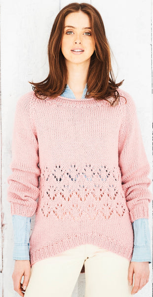 Stylecraft Bellissima Chunky Ladies Sweater and Cardigan Knitting Pattern 9693