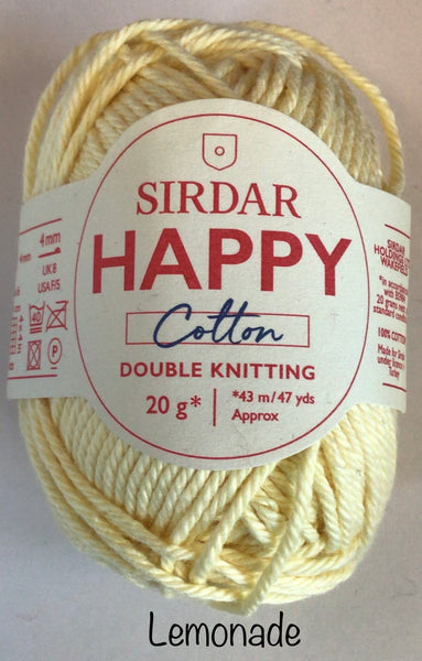 Sirdar Happy Cotton Double Knit Yarn